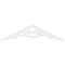 Ekena Millwork Pitch Robin Architectural Grade PVC Gable Pediment, 60"W x 15"H x 1"P (6/12) GPP060X015X100ROB - alternate 2